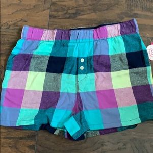 Fleece sleep shorts
